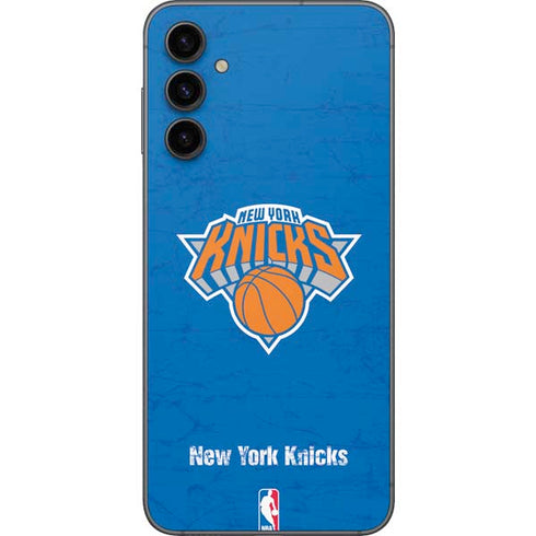 NBA New York Knicks Distressed Galaxy A14 5G Skin